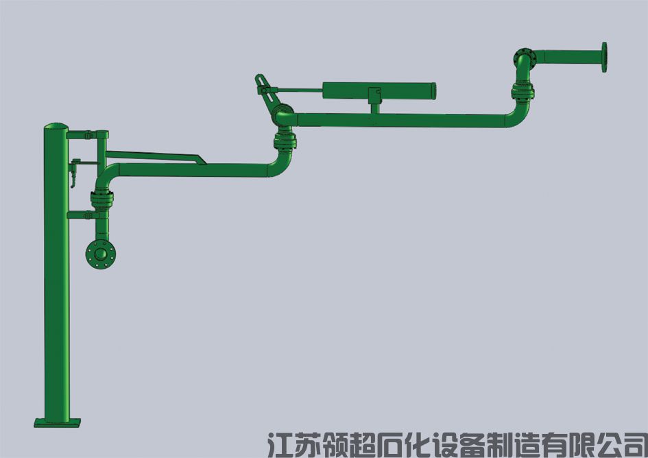江蘇聯(lián)博藥業(yè)有限公司采購的一批活動梯、汽車頂部裝車用AL2503底部裝卸臂（鶴管）、甲醛鶴管已投入生產(chǎn)中(1)
