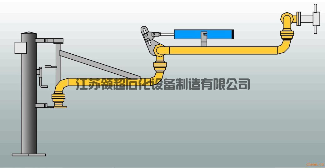 新疆輪臺客戶定制采購的AL2503底部裝卸鶴管，已發(fā)往使用現(xiàn)場(1)